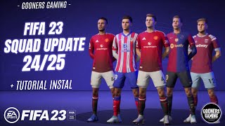 FIFA 23 SUMMER TRANSFER UPDATE 2425  MOD VIP3ER  TUTORIAL INSTAL  FIFA 23 PC fifa23 [upl. by Leontyne92]