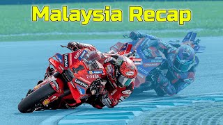 Malaysia GP Recap  MotoGP 2024 [upl. by Llevert]