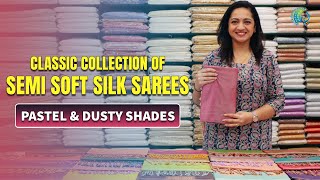 Elegant Semi Soft Silk Sarees  Mahalekshmi Silks [upl. by Jens]