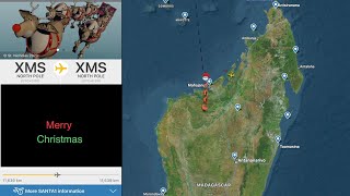 R3DN053 Santa Claus Sleigh On Flightradar24 HOHOHO [upl. by Keller]