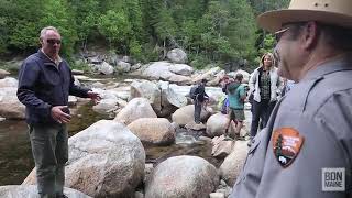 Ryan Zinke visits Katahdin Woods and Waters National Monument [upl. by Naes293]