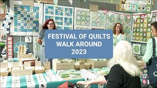 FESTIVAL OF QUILTS TOUR  Walk Around  Quilt Show [upl. by Stanzel]