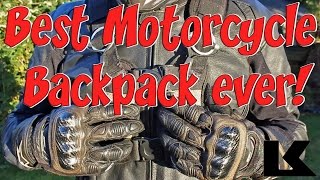 Best Motorcycle Backpack ever kriega R25 and R3 review [upl. by Efioa]