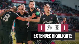 Extended Highlights  Brentford 11 West Ham  Premier League [upl. by Dianemarie]