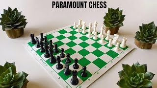 Unboxing Paramount Chess Set  18inch Vinyl Chess Set with Staunton Pieces  FIDE Standard [upl. by Poole]