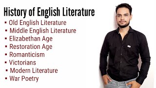 History of English Literature in Hindi [upl. by Hailat]