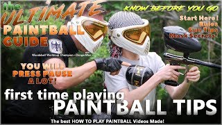 First Time Playing Paintball Tips The Ultimate Beginner Guide by DangerMan [upl. by Tri842]