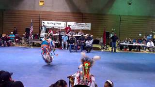 Buck Spotted Tail vs Mikey One Star Jr at Kiyaksa Pow Wow 2011 [upl. by Esinehs]