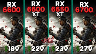 RX 6600 vs RX 6600 XT vs RX 6650 XT vs RX 6700  Ryzen 5 7600  Tested in 15 games [upl. by Latimore]