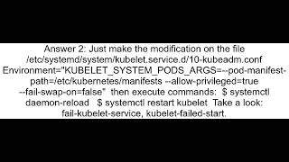 kubelet service is not starting [upl. by Barthel126]