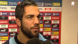 Kostas Lamprou na afloop van Feyenoord  RKC [upl. by Onin]