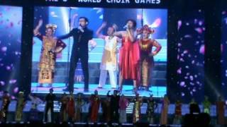 Elfas Singer  World Choir Games 2010  Indonesian Team in Shaoxing China Music Video by Agus [upl. by Paxon]