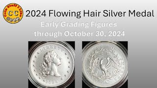 2024 Flowing Hair Silver Medal Early Grading Figures through October 30 2024 [upl. by Galven906]