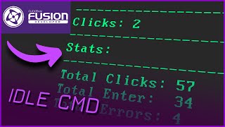 Tutorial 6 IDLE CMD quotSTATSquot in Clickteam Fusion 25 [upl. by Tiphani]