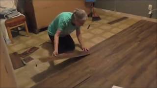 How to Install a Click Lock Vinyl Floor [upl. by Green]