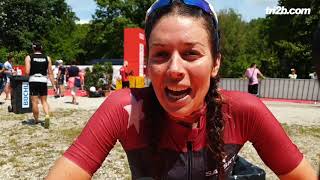 TRIATHLON INGOLSTADT 2019 Tamara Hitz  Siegerin Mitteldistanz  im Interview [upl. by Eidnalem]