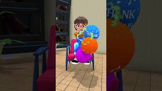 BALLOON POP CHALLENGE How many did they pop in Scary Teacher 3D [upl. by Atisor697]