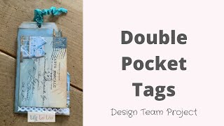 Making Double Pocket Tags from Envelopes [upl. by Ilana622]