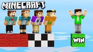 5 NOOBS vs EASIEST MINECRAFT PARKOUR The Pals FAIL The Pals Minecraft [upl. by Adnahcir]