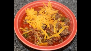 Stuffed Pepper Soup Recipe [upl. by Bruis]