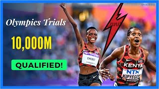 The BATTLE Of FAITH KIPYEGON vs BEATRICE CHEBET To Qualify For 10000M Olympics 2024 [upl. by Jenda158]