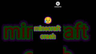 😥😨⚔️ minecraft crash minecraft viral short ajay gamer 126 [upl. by Alesig]