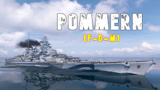 World of WarShips Pommern  5 Kills 274K Damage [upl. by Nimra]