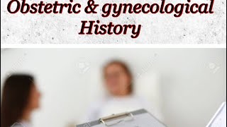 obstetric and gynaecological history by Dr Mohamed Ramadan [upl. by Anaujit925]