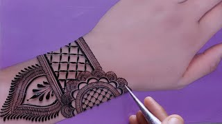 Very beautiful stylish eid mehndi design  Simple mehandi  Mehndi ka design  Mehndi design Mehndi [upl. by Culliton680]