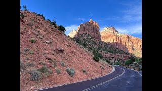 Scenic drive through Zion National Park ZionNPS [upl. by Ellon]