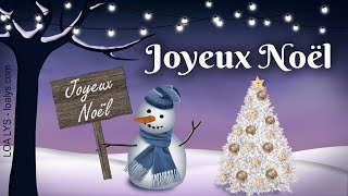 348  Carte virtuelle de NOEL  Joyeux Noël [upl. by Ordnael220]