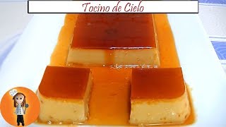 Tocino de Cielo  Receta de Cocina en Familia [upl. by Buckden]