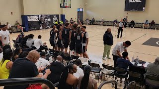 Peach Jam Team United EYBL 16u vs Pro Skillz Elite TX [upl. by Ibocaj]