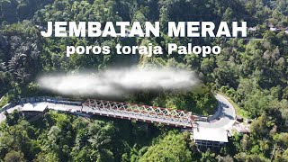 jembatan merah jalan menuju toraja Palopo [upl. by Thom]