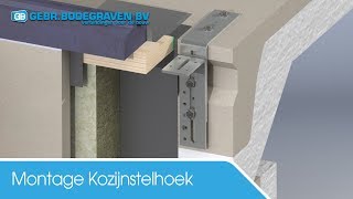 Montage Kozijnstelhoek [upl. by Euqinu]