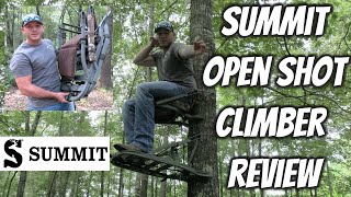 Summit Open Shot SD Climbing Stand Review and How to Use [upl. by Schuman]