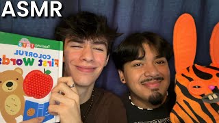 ASMR Haul Collab with IllusionArtttAsmr 🍎🐅 [upl. by Ennis886]