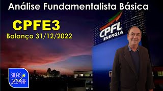 CPFE3  CPFL ENERGIA SA ANÁLISE FUNDAMENTALISTA BÁSICA PROF SILAS DEGRAF [upl. by Derraj]