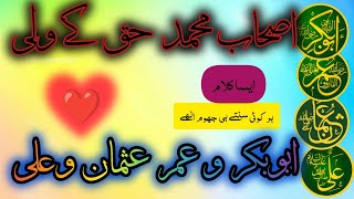 Beautiful New KALAM 2024Ashab e Muhammad Haq Kay Wali [upl. by Warila]