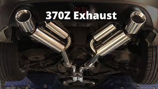 Rev9 Nissan 370Z Exhaust  Sound Clips and Install Video  Redline360 [upl. by Yukio]