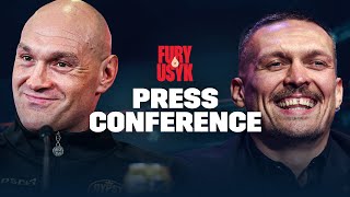 LIVE Tyson Fury vs Oleksandr Usyk  Pressekonferenz  Ring of Fire  DAZN [upl. by Cerveny930]