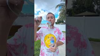 He BLEW a BUBBLE out of a CANDY 😱🍬🤣 shorts khamitovy martaandrustam [upl. by Koziarz]