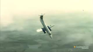 Continental express Flight 2574  Crash Animation [upl. by Suidaht441]