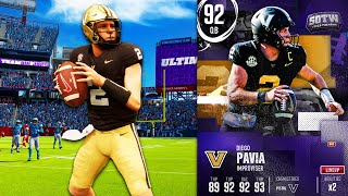 91 Diego Pavia is AMAZING in College Football 25 [upl. by Ecnahs226]