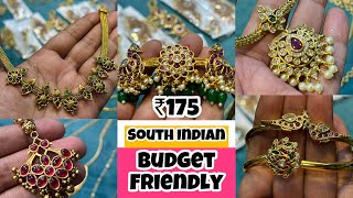 Budget Friendly South Indian Traditional Jewellery manufacturer  Rajwadi Jewelry Wholesale Market [upl. by Lletniuq]