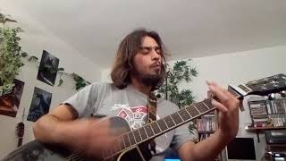 El solitario cover acústico con acordes para guitarra [upl. by Eidaj]