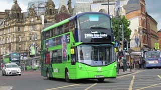 Buses amp Trains at Leeds June 2019 [upl. by Sarazen764]