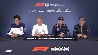 2018 Canadian Grand Prix Press Conference Highlights [upl. by Brandes855]