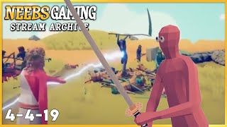 Totally Accurate Battle Simulator  We are recording a video Stream date 4419 [upl. by Yeslrahc]