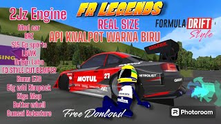 MOD PACK API KNALPOT WARNA BIRU S15 FD STYLE BRZ BWM E46 BETTER WHELL REAL SIZE BIGWHL RIMPACK❗❗ [upl. by Tracie]